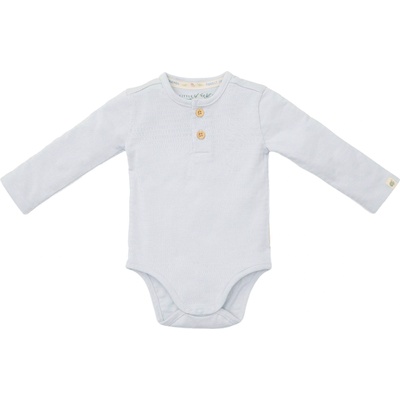Little Dutch Бебешко боди с дълъг ръкав Little Dutch - Baby Blue, 50 cm, 0-1 м (CL25220020)