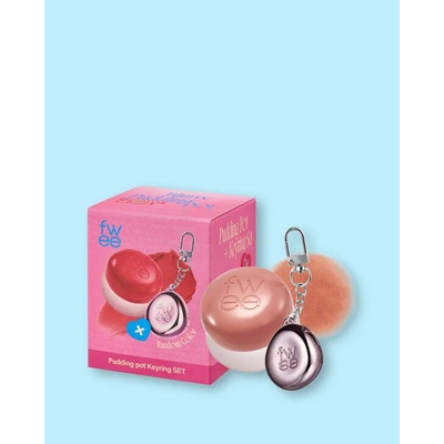 Fwee Krémový balzam na líčka a pery s príveskom Lip&Cheek Blurry Pudding Pot + Pendant Keyring No.Nd05 Be 5 g