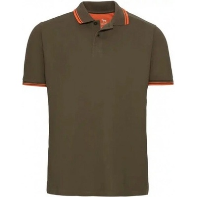 Polokošeľa Parforce oliv orange