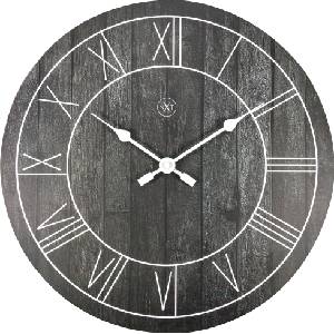 NeXtime Стенен часовник Paul дървен тъмен (7345ZW)