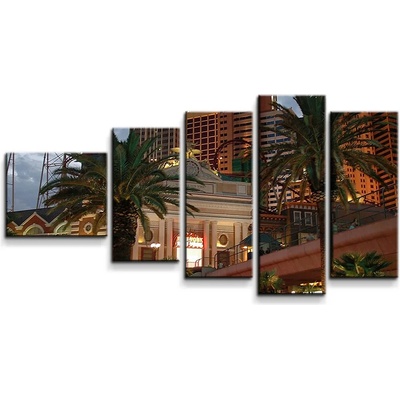 Sablio Obraz - 5-dílný Las Vegas 4 - 100x60 cm