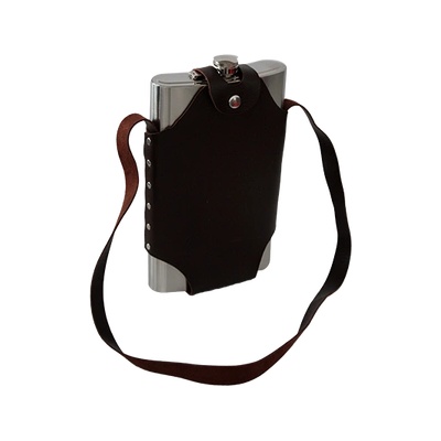 Chef`n CN-Бутилка инокс с кожен калъф 64oz ГОЛЯМА (5391) (0198724)