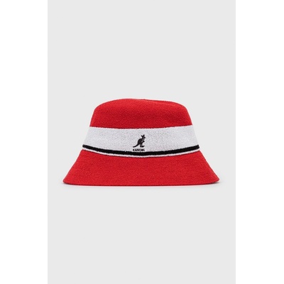 Kangol K3326ST Bermuda Stripe Bucket Scarlet