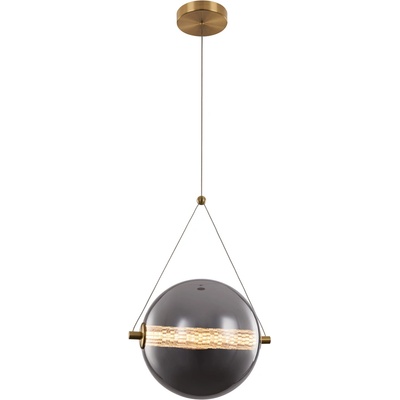 Splendor led ПЕНДЕЛ 9w 3000k, МЕСИНГ+ОПУШЕНО СИВО (955splendor930bsg)
