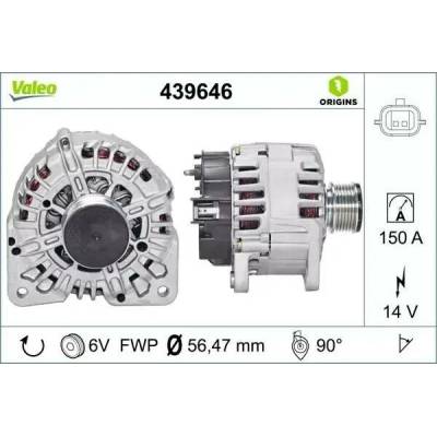 VALEO Alternátor VA 439646