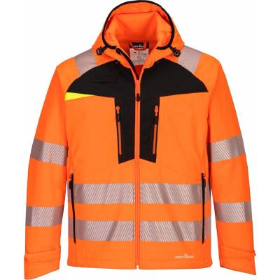 Portwest DX479 DX4 Hi Vis Softshell oranžová čierna