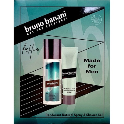 Bruno Banani Made for Men deosprej 75 ml + sprchový gél 250 ml darčeková sada