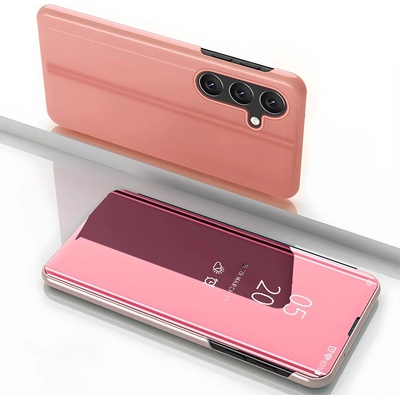 Samsung Калъф Clear View за Samsung Galaxy S24 FE - Розов KP36805