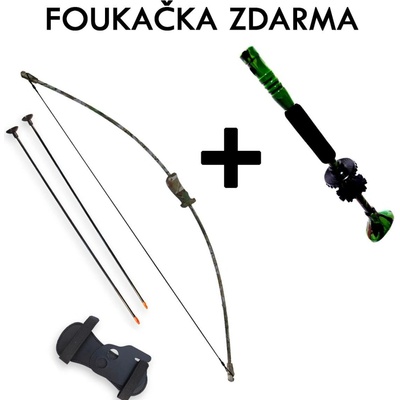 DCHT Limitovaná sada CAMO BOW dětský luk foukačka zdrama