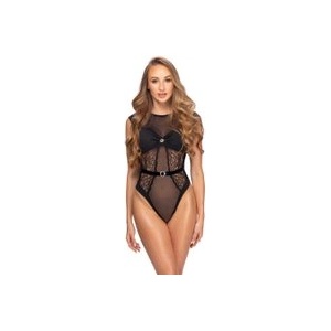 Cottelli Collection Съблазнително прозрачно боди 2645025 Черно - L/XL (P26525)