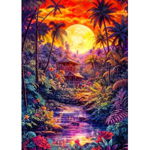 Enjoy - Puzzle Jungle Twilight - 1 000 piese