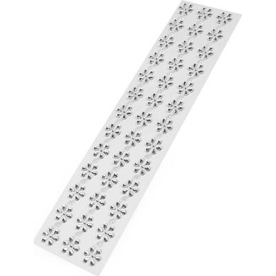 Samolepicí květy na lepicím proužku, malé, 1 crystal