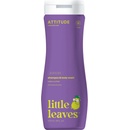 Attitude Detské telové mydlo a šampón 2v1 s vôňou Vanilky a Hrušky Little leaves 473 ml
