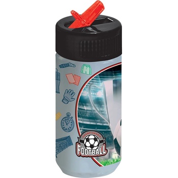 Image 1 of DERFORM - Бутилка със сламка 330 мл FOOTBALL 18