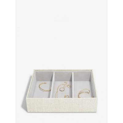 Stackers box na šperky Oatmeal & Linen Deep Watch/Accessories krémová 76381