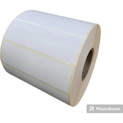 Termo Etiketa 100 mm x 30 mm, Thermo eco, Biela, Dutinka 40 mm, 2000 ks/kotúč, Permanentné lepidlo, Priemer kotúča 110 mm