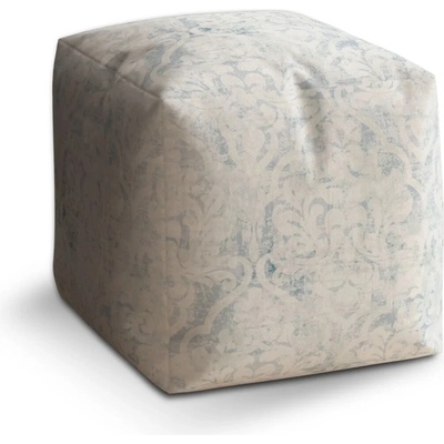 Sablio Taburet Cube Vintage patina: 40x40x40 cm