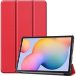 Gigapack Samsung Tab S6 Lite 10.4 LTE / Tab S6 Lite 10.4 WIFI GIGAPACK Tok стоящ, кожен ефект FLIP, държач за настолен компютър, PIROS GP-98331 (GP-98331)