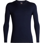 Icebreaker Мъжко мериносово термобельо Icebreaker 200 Oasis L/S Crewe Merino base layer - Midnight Navy (015-0858-0712)