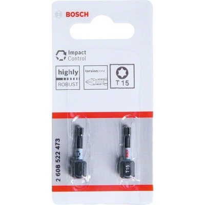Bosch Nástavce Impact Control T15, 2 ks 2608522473