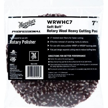 Meguiar's Rotary Wool Heavy Cutting Pad 7"