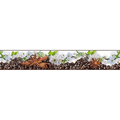 Samolepící bordura B 83-25, rozmer 5 m x 8,3 cm, káva-škorica, IMPOL TRADE
