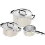 ZWILLING zwilling pure сет тенджери, 3 бр, 2 тенджери с капак и каселора, жълт (1028807)