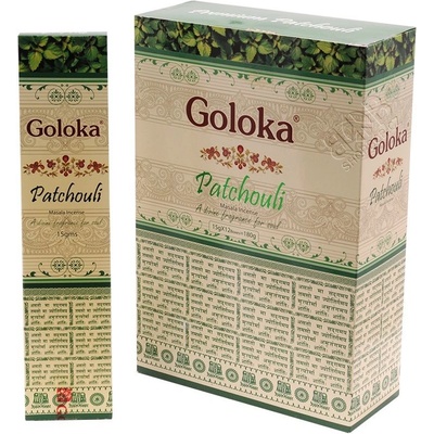 Goloka Patchouli indické vonné tyčinky BOX 12 x 15 g