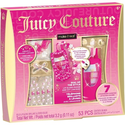 Make It Real Творчески комплект Make it Real Juicy Couture - Декорирай сам своя гланц за устни, 53 части