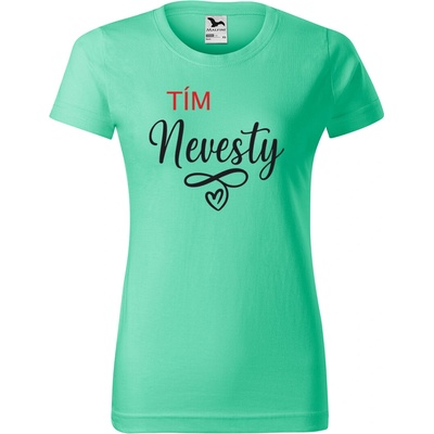 Handel Tričko Tím nevesty mätová