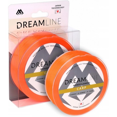 Mikado Dreamline Carp Fluo Orange 1200 m 0,40 mm 16,56 kg