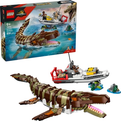 LEGO® Jurassic World 76974 Misia na lodi s mosasaurom z kociek
