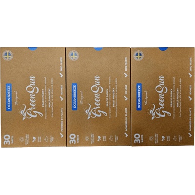 GreenSun Pracie pásiky 30 ks x 3 – Ocean Breeze