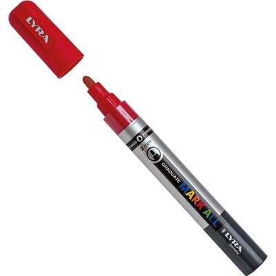 LYRA Graduate Mark Permanent Химикал маркер 2 mm Red 1 бр (6820018)