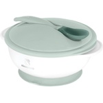 KikkaBoo Купа с термо лъжица Mint (31302040077)