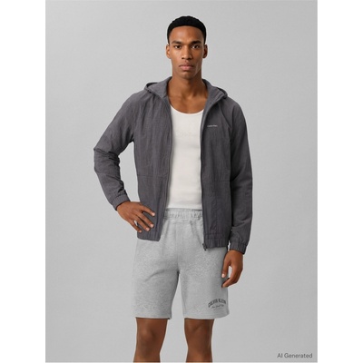 Calvin Klein Jeans Поларени къси панталони Calvin Klein Jeans Men's Fleece Jogger Shorts - Heroic Grey Htr