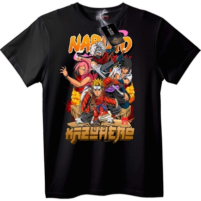 NOONEBRAND Тениска Naruto Казекаге - XL, Black