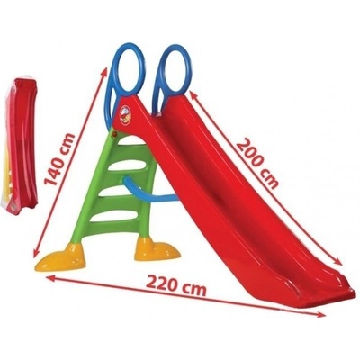 Dohány 2085 šmýkačka červená 200 cm