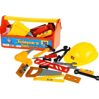 Lean Toys sada náradia pre domácich majstrov s prilbou 20 prvkov
