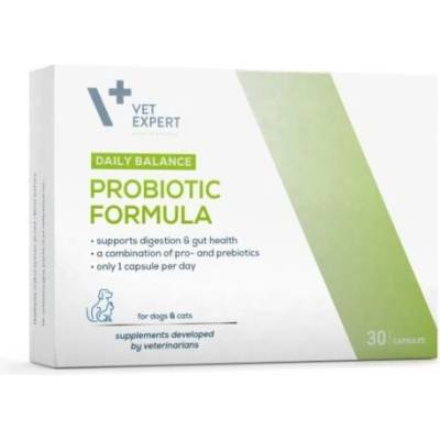 VetExpert ProBiotic Formula - пробиотик за кучета и котки, 30 капсули, Vet Expert - Полша
