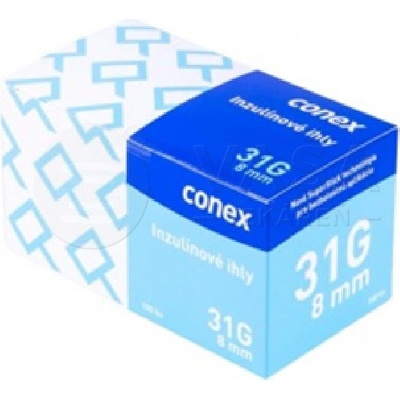 Conex Ihla do inzulinoveho pera 8 mm 31 G 1 balenie 100 ks