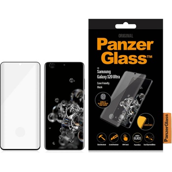 Panzer Стъклен протектор PanzerGlass за Samsung Galaxy S20 Ultra Fingerprint CaseFriendly - Черен, 117559