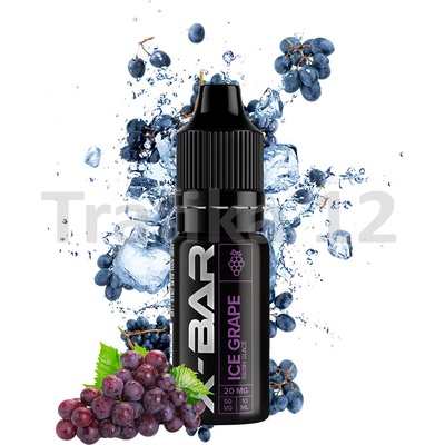 J-Well X Bar Nic Salt Ľadové hrozno Ice Grape 10 ml 10 mg
