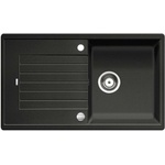 BLANCO Zia 5 - Мивка от Silgranit, 86x50 см, с регулиране на оттока, черна 526015 (526015) Мивка за вграждане
