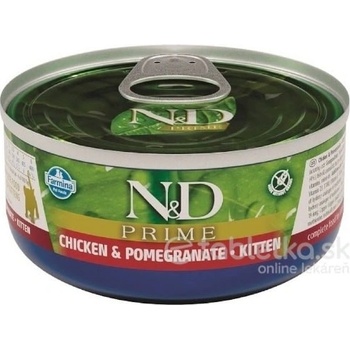 N&D Cat Prime Kitten Chicken & Pomegranate 80 g