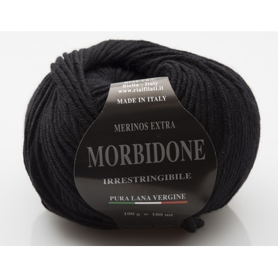 Merino vlna Rial Filati Morbidone černá