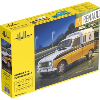 Heller Renault 4 F4 Fourgonnette 1/24