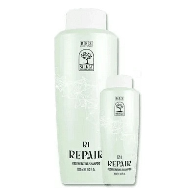 BES Дълбоко почистващ шампоан за коса BES Silkat Repair R1 Primer Shampoo