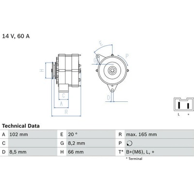 generátor BOSCH 0 986 034 740