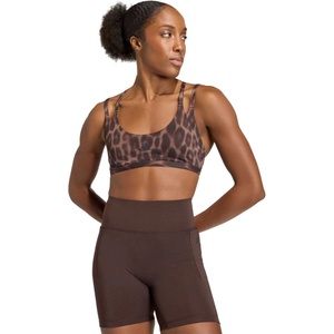 ADIDAS Спортен сутиен Optime Leopard Strappy (KF5702)